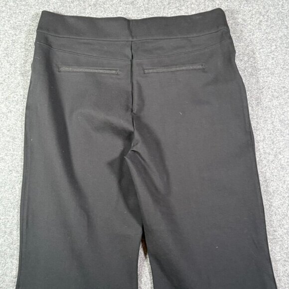 Spanx Womens Perfect Pant Size 3X Petite Hi-Rise Flare Ponte Knit Black NWT Work - Picture 8 of 16